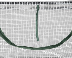 Mini Sera Outsunny pentru Plante, Legume, Fructe, cu 2 Ferestre, Design Portabil 119x60x60cm, Alb | Aosom Romania