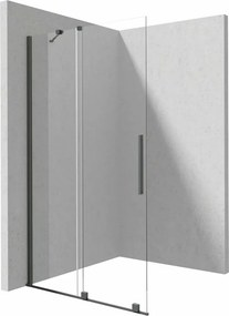 Paravan de dus Walk-in Deante Prizma titan 120x195 cm