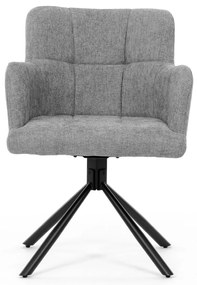 Set de scaune de sufragerie cu mecanism deîntoarcere DCH-T1122 GREY2, 2 buc.