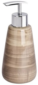 Dozator săpun Wenko Pottery, maro