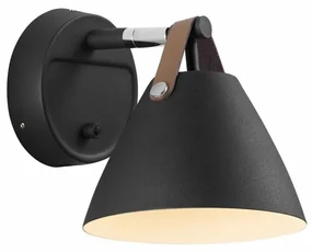 Aplica de perete design nordic STRAP 15 neagra 84291003 DFTP