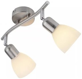 JUST LIGHT. 11952-55 - Spot de tavan KARO 2xE14/40W/230V crom mat