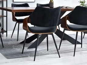 Scaun Rolf K (nuc închis + negru). 1111255