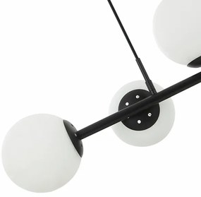 Candelabru suspendat pe cablu MADDIE 5xE14/5W/230V negru