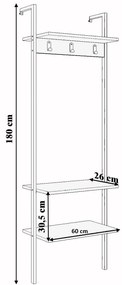 Cuier Dabada 1 (negru) . 1093863