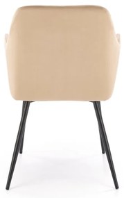 Scaun K558 velvet bej