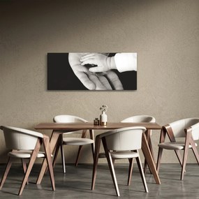 Tablou cu mâini (120x50 cm)