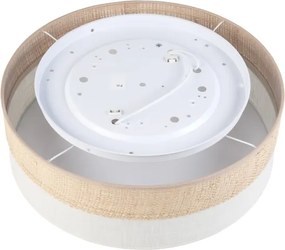 Plafonieră SIRJA BOHO 2xE27/15W/230V Ø 45 cm bej/crem