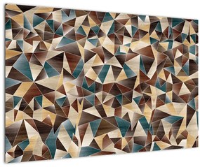 Tablou - Triunghiuri (90x60 cm)