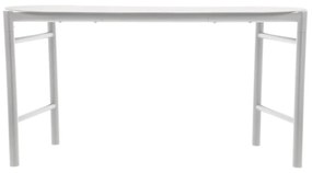 Bancă de grădină gri deschis din metal Disc – Zone