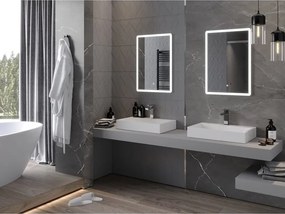 Mexen Navia oglindă de baie iluminată 50 x 70 cm, LED 6000K, anti-aburire - 9803-050-070-611-00