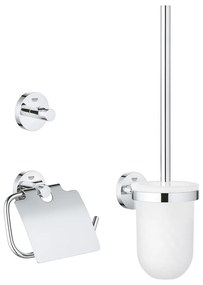 Set accesorii Grohe Essentials 3 in 1 crom lucios