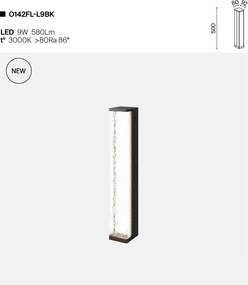 Stalp exterior LED IP65 Floeva H-50cm