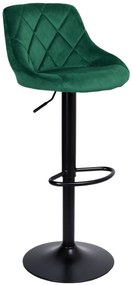 JAKS SCAUN DE BAR CYDRO BLACK VELVET VERDE-ÎNCHIS