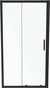 Usa glisanta cu segment fix 105 cm negru mat Ideal Standard Connect 2