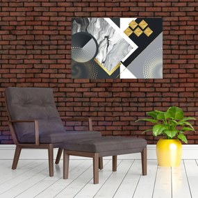 Tablou - Colaj texturat (90x60 cm)