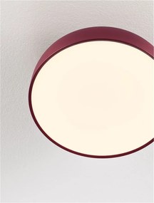 Plafoniera LED stil modern 2700K NOELIA bordeaux 40cm