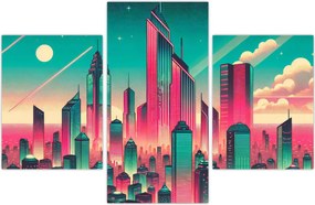 Tablou – Metropolă în stil pop-art (90x60 cm)