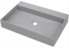 Lavoar pe blat Deante Correo gri-metalic 40x60cm