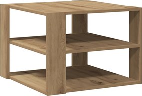 vidaXL Măsuță de cafea, stejar artizanal, 58x58x40 cm, lemn prelucrat