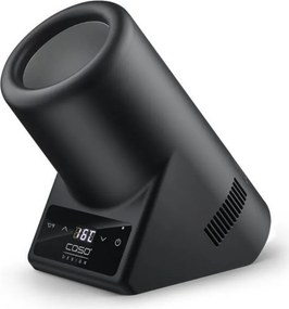 Racitor de masa pentru vin Caso VinoCase Black, 72 W, 5-18°C, Sticle diametru 9 cm, Comanda tactila, Silentios, LED, Negru mat