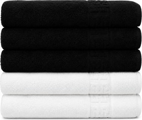 Set 5 Prosoape Premium, 100% Bumbac, Absorbante și Pufoase