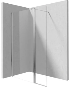 Paravan dus mobil sticla walk-in 40x200 cm crom lucios Deante Kerria Plus Crom lucios