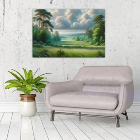 Tablou - Peisaj verde (90x60 cm)