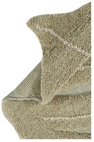 Covor pentru copii kaki lavabil/țesut manual din bumbac 120x180 cm Monstera Olive – Lorena Canals