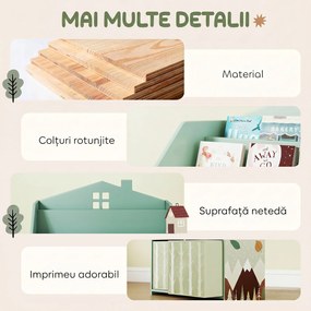 AIYAPLAY raft depozitare copii mobilier | Aosom Romania