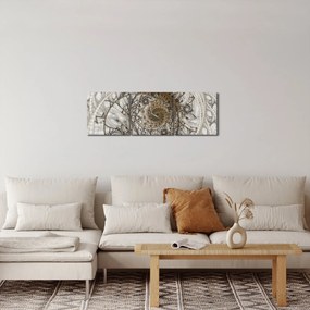 Tablou artei ornamentale (cu ceas) (90x30 cm)