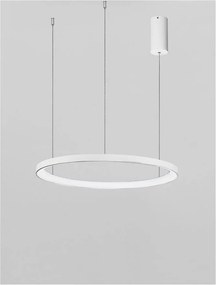 Lustra LED dimabila design circular PERTINO D-48cm
