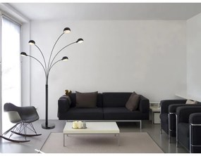 Lampadar, lampa de podea design modern Seymour negru