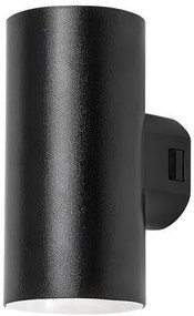 Aplica LED iluminat exterior ambiental, Protectie IP65 Urfa II negru