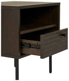 Măsuță auxiliară cu aspect de lemn de stejar Kyoto – House Nordic