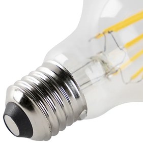 Set de 5 becuri LED E27 reglabile cu intensitatea luminii, transparente, 7W, 806 lm, 2700K