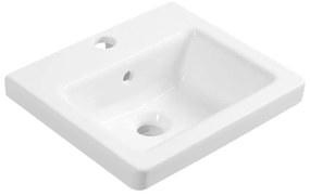 Chiuvetă albă din ceramică 40x35 cm City – Sapho