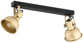 Spot LENORA 2xE14/7W/230V negru/auriu Argon 7144