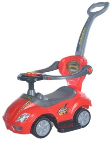 Mașinuță Baby Mix 3in1 Mega Car, roșu