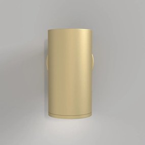 Aplica de perete design tehnic Focus S auriu mat