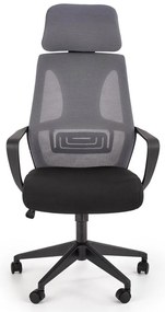 Scaun de birou Valdez, gri / negru