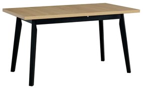 Masă Harry 80 x 140+180 V (Stejar grandson L) (Negru). 1059238
