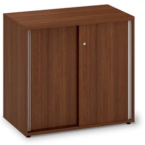 Dulap jos cu uși glisante ProOffice 80 x 45 x 74,2 cm, nuc