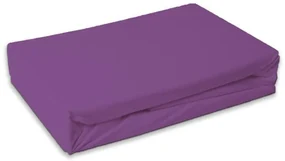Colorat Blackberry Cearșaf cu elastic din frotir mov 180x200 cm