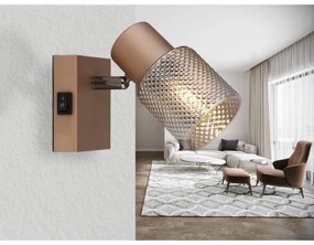 Aplica cu Spot directionabil metal cafea SATELLA
