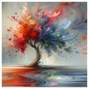 Tablou copacul vieții abstract în mișcare