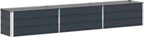 vidaXL Jardinieră Antracit 480 x 50 x 45 cm Oțel Galvanizat