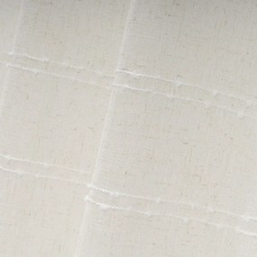 Draperie albă-bej din amestec de in 140x260 cm Nodes – Casa Selección