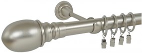 Galerie simpla -OWAL-simpla /25 -crom mat (Alege marime: 320 cm)
