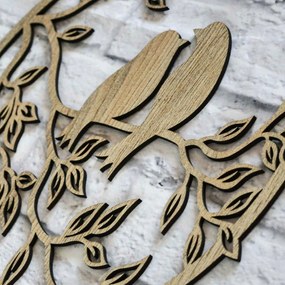DUBLEZ | Decorațiune din lemn pentru cameră - Porumbei